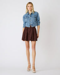 VANNY SKIRT WALNUT