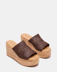 COASTAL BROWN RAFFIA