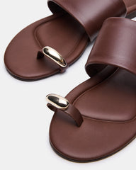 DECADENT BROWN LEATHER