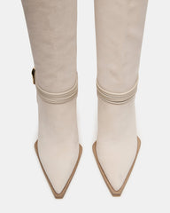 KYNDALL BONE SUEDE