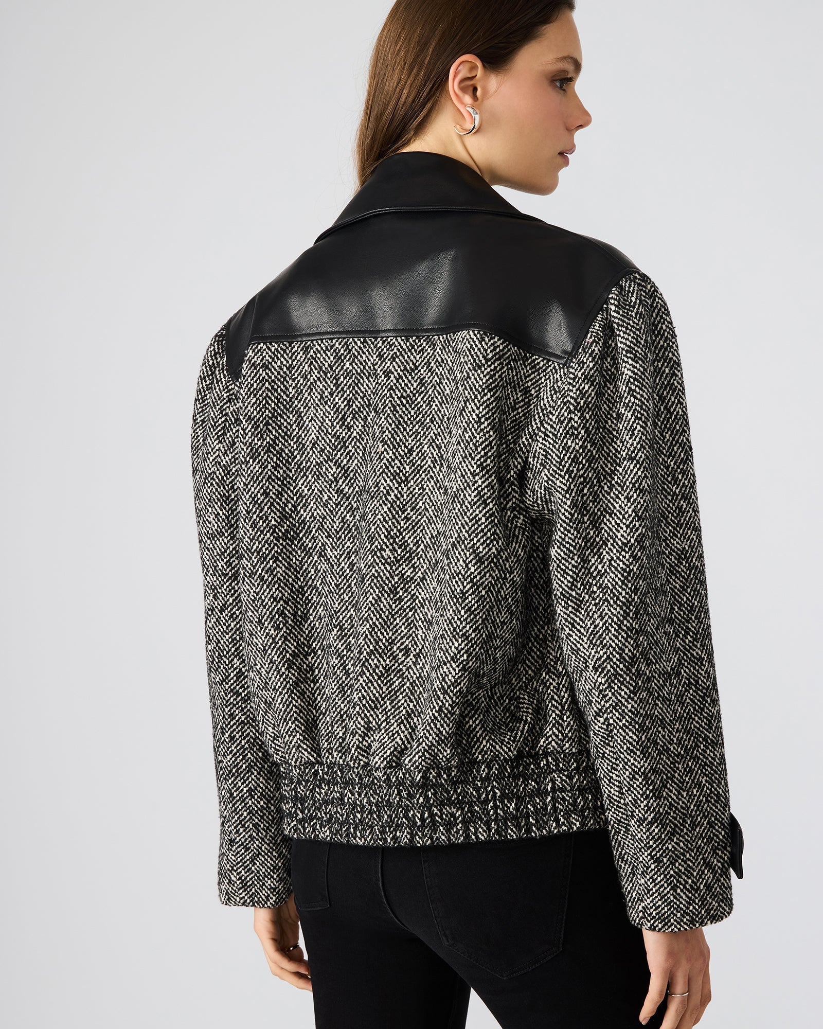 MERCEDES COAT BLACK MULTI