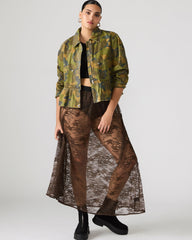 GISELA SKIRT DARK ESPRESSO