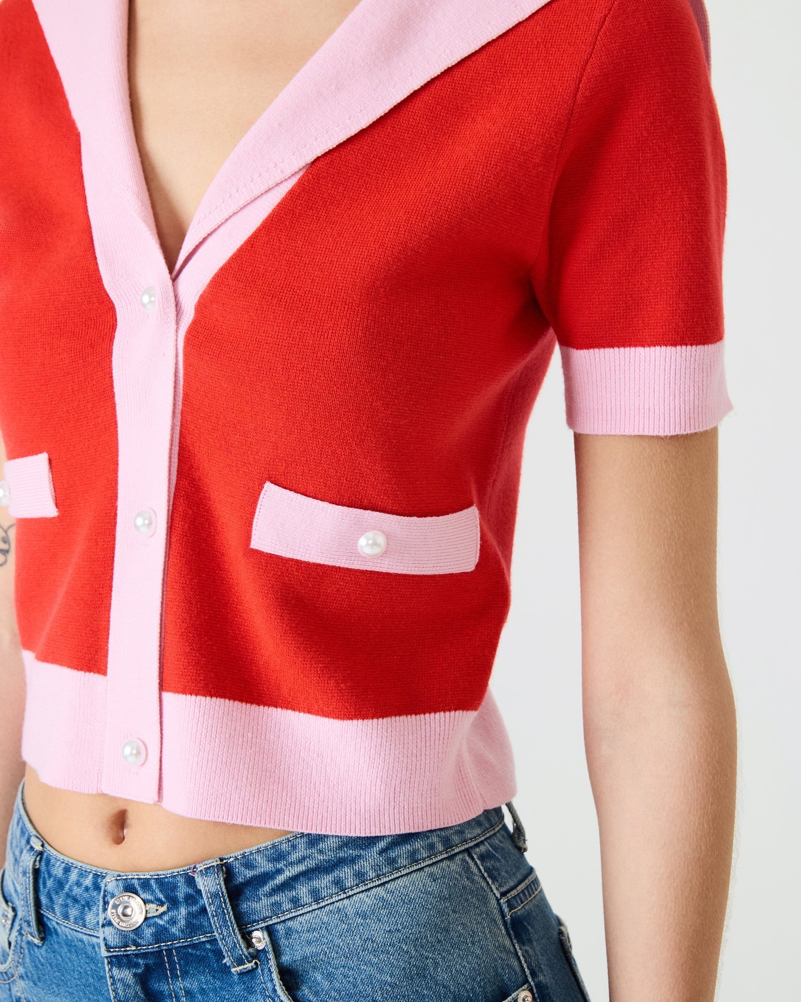 ADEN SWEATER SCOOTER RED