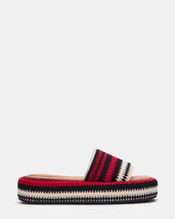 BEACHY WOVEN RED MULTI