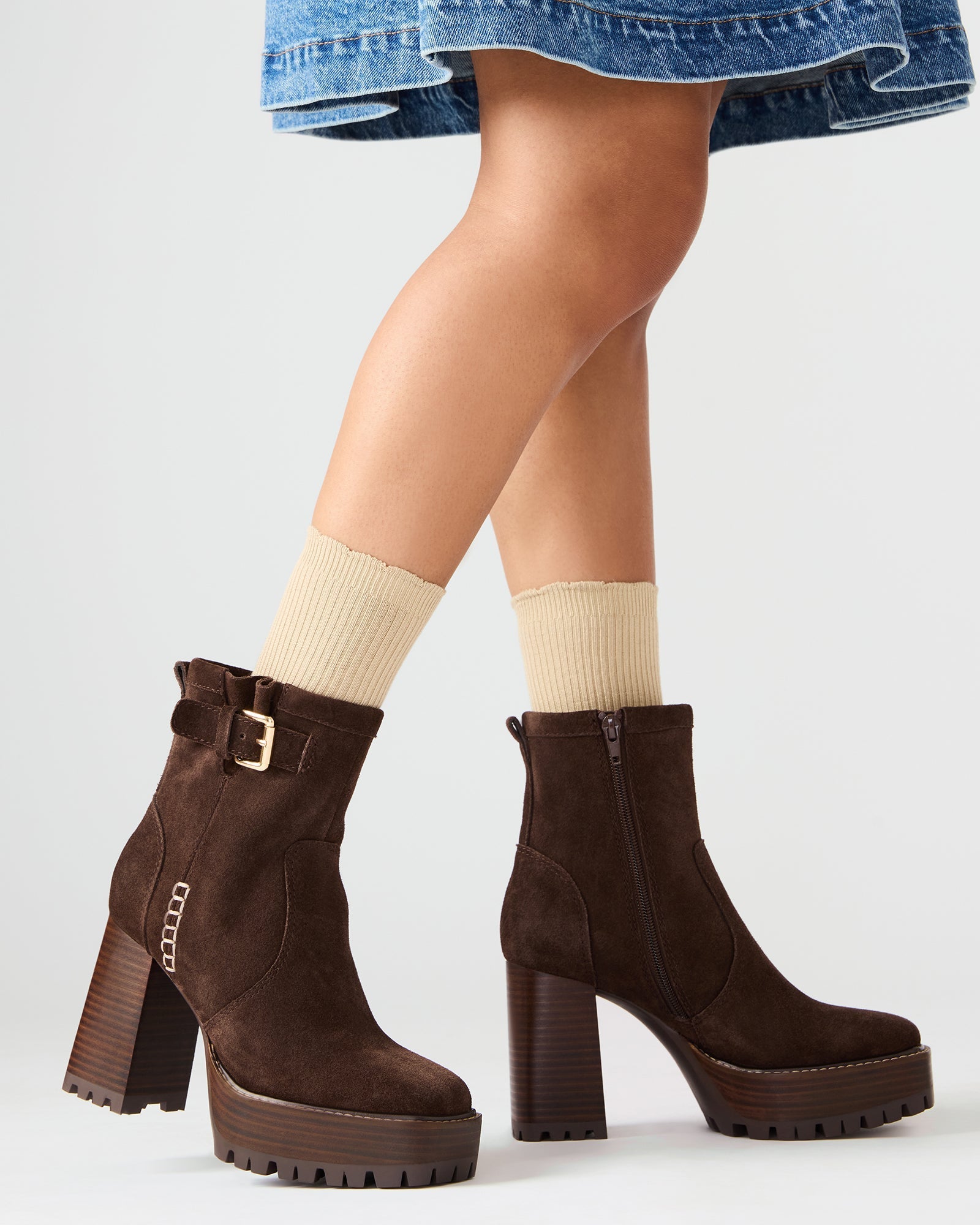 SUMMIT DARK BROWN SUEDE